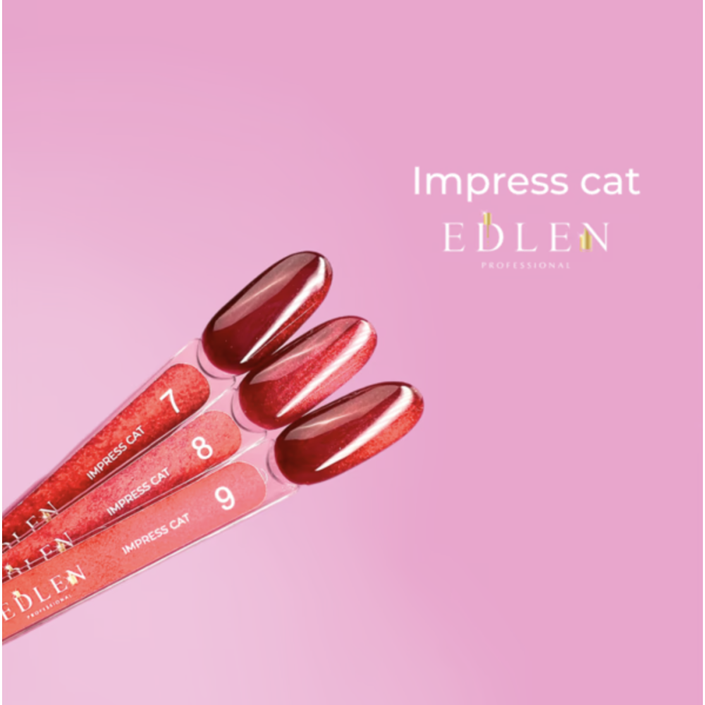 Гель-лак Impress cat eye №8 4000372035 Edlen Германия 9 ml