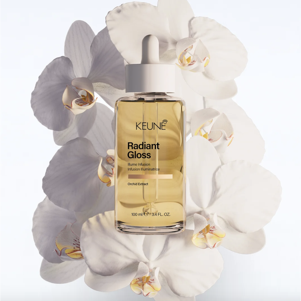 Keune Незмивна сироватка з термозах. для посилення блиску тьмян / Radiant Gloss Illume Infusion 21614 Голандія 100 ml