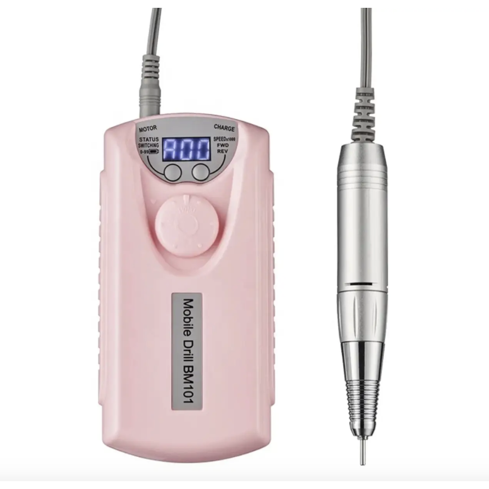 Фрезер полупрофессиональный Фрезер портативный Mobile Drill BQ-101 PINK на 45W/35000 об. Китай