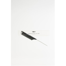 NOIR STOCKHOLM карбоновый гребень с металлической ручкой Carbon/Steel Tail Comb 20033 Швеция