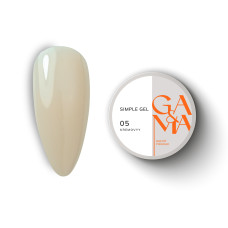 GA&MA Simple gel 005 Kremovyy / Симпл гель 005 Кремовый. 15 мл 7702942 GEMELY Украина