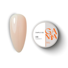 GA&MA Simple gel 006 Pudrovyy / Симпл гель 006 Пудровый. 30 мл 7702945 GEMELY Украина