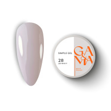 GA&MA Simple gel 028 Zefirnyy / Симпл гель 028 Зефирный. 30 мл 7701832 GEMELY Украина