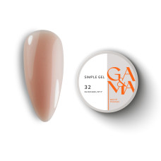 GA&MA Simple gel 032 Karamelnyy/ Симпл гель 032 Карамельный. 15 мл 7702348 GEMELY Украина