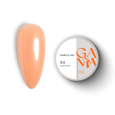 GA&MA Simple gel 054 Lightflow / Симпл гель 054 Лайтфлоу. 30 мл 7703199 GEMELY Украина