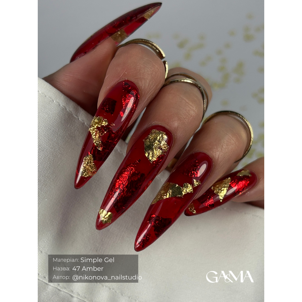 GA&MA Simple gel 047 Amber / Симпл гель 047 Амбер. 30 мл 7702633 GEMELY Украина