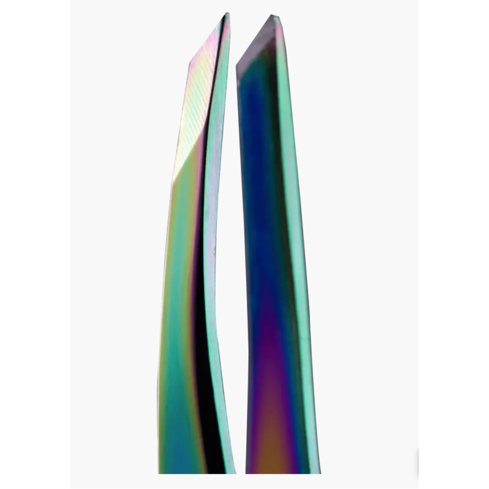 Zola Пинцет скошенный профессиональный для бровей RAINBOW 05518 Украина