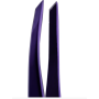 Zola Пинцет скошенный профессиональный для бровей VIOLET 05514 Украина