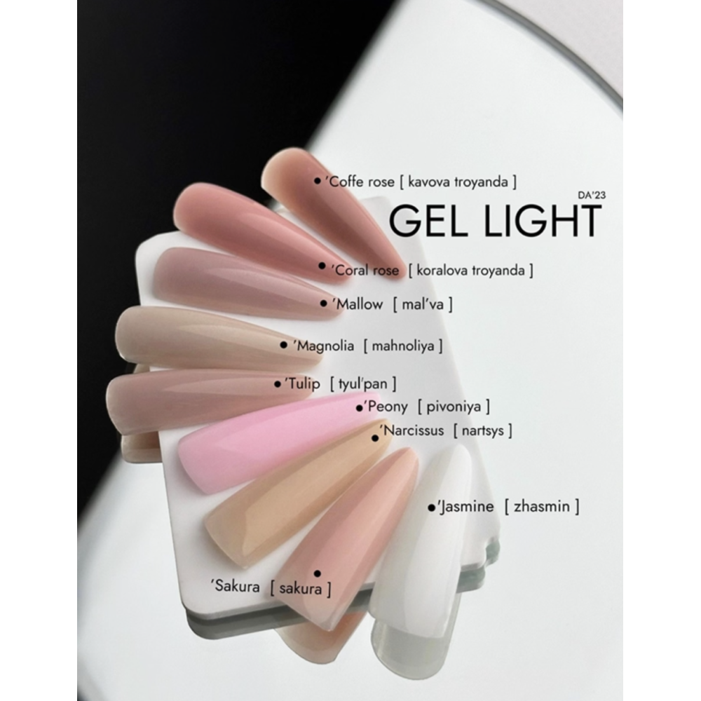 DA_23 Gel Light Sakura сакура EAN52code Україна 14 ml